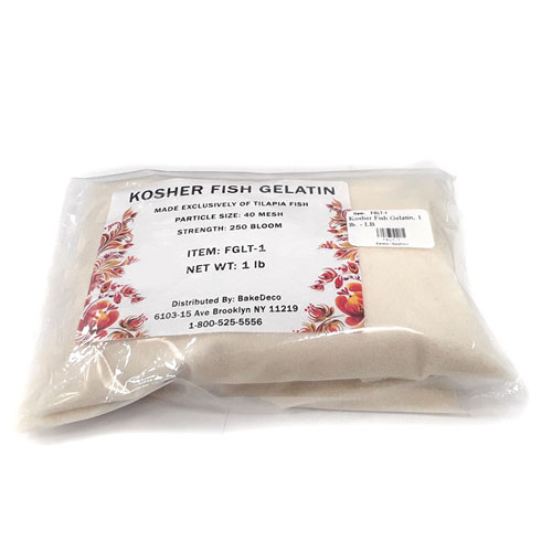 Kosher Fish Gelatin, 1 Lb Gumpaste, Fondant and Edible Supplies