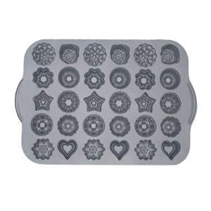 Nordic Ware Cast Aluminum Nonstick Tea Cake And Candy Mold Nordic Ware Cast Aluminum Nonstick Tea Cake And Candy Mold