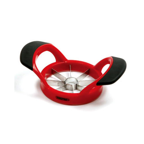Norpro GripEZ Apple/Fruit Wedger & Corer, Red Corers and Wedgers