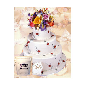 Rolled Fondant, 20 lb. Container - White, Certified Kosher