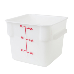 Polypropylene Square Food Storage Container
