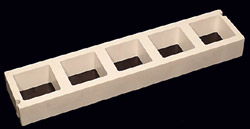 Production Mold Square Single Portion 4 oz. capacity Frame & Mold (Cutter & Extractor sold separately)