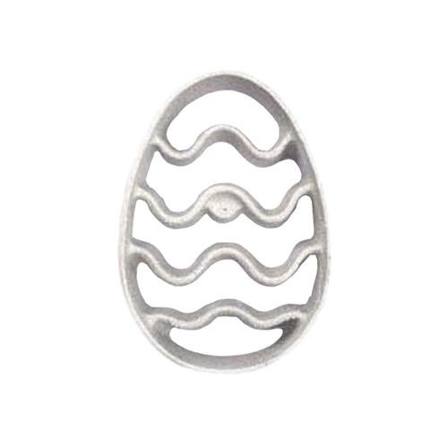 RosetteIron Mold, Cast Aluminum Egg Shape Rosette Irons