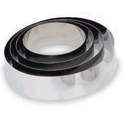 Cake Ring Stainless Steel 2-3/4" diam. 3" deep