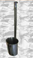 Adcraft Measuring Cup Ladle Stainless Steel 20 oz. (Graduations on Inside of Cup)