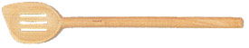 Wooden Mixing Spoon  Slotted/Slanted 11 1/2"