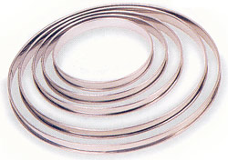 Tart Ring Stainless Steel 8" X 3/4" High