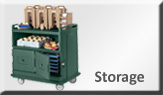 Food storage racks and insulated boxes