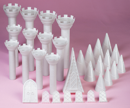 castle cake pan set