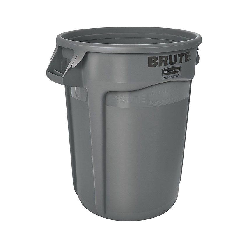 Rubbermaid Rubbermaid Round Brute Container 10 Gallon (Lid sold separately - Item #2609) - Gray