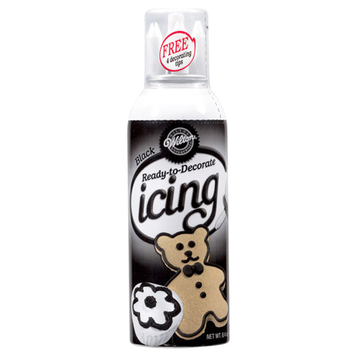 Wilton Wilton Ready-to-Decorate Icing, One 6.4 Oz Can - Black