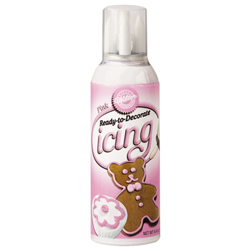 Wilton Wilton Ready-to-Decorate Icing, One 6.4 Oz Can - Pink