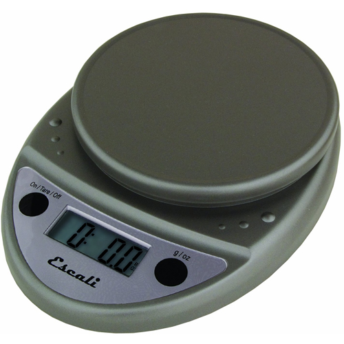 Escali Escali Primo Digital Scale 11 lb/ 5 kg - Metallic