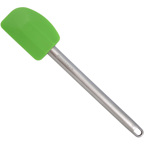 Swissmar Swissmar Silicone Spatula Small with Stainless Steel Handle - Green