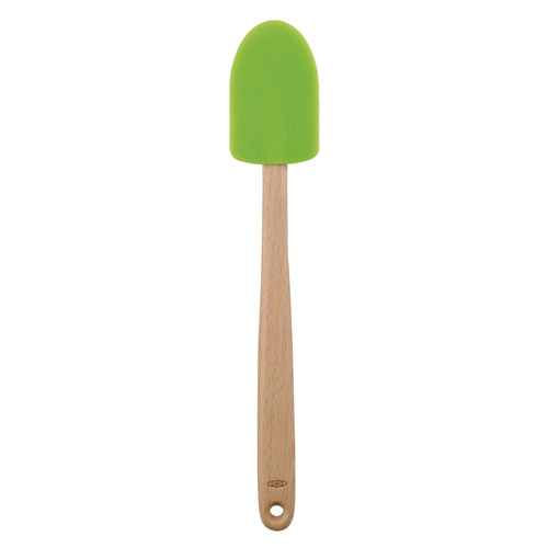 Oxo Oxo Good Grips Wooden Handle Silicone Spoon Spatula, Marshmallow - Key Lime