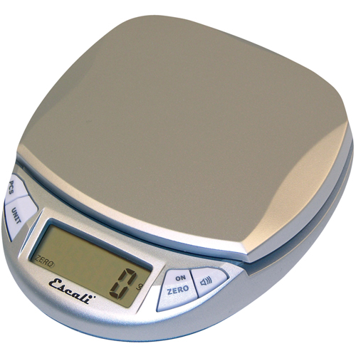 Escali Escali Pico Colored Digital Scale, 11 Lb / 5 Kg - Silver Gray