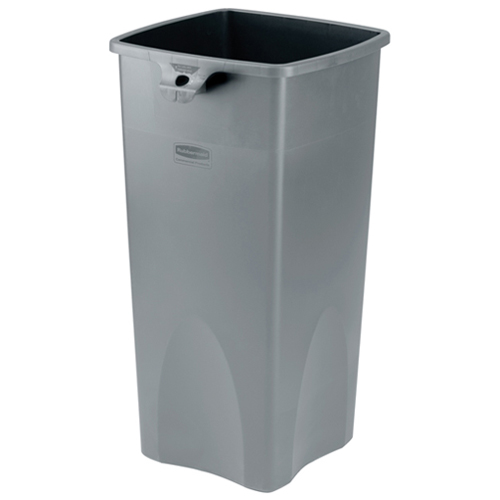 Rubbermaid Rubbermaid FG356988 23-Gallon Untouchable Square Container - Gray