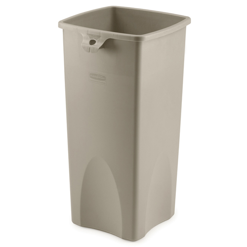 Rubbermaid Rubbermaid FG356988 23-Gallon Untouchable Square Container - Beige