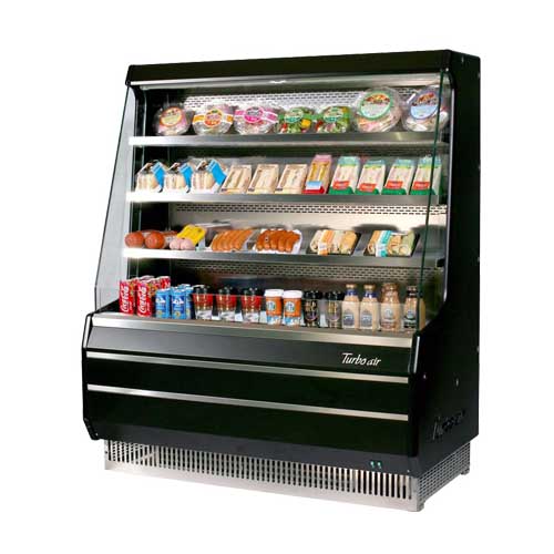 Turbo Air Turbo Air TOM-50M Vertical Mid-Hight Open Display Merchandiser 50