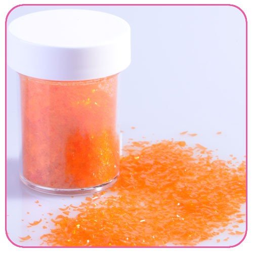 PME Sugarcraft PME Edible Glitter Flakes - Orange