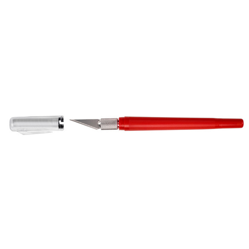 Excel Blades Excel K40 Pocket Clip-On Pen Knife - Red