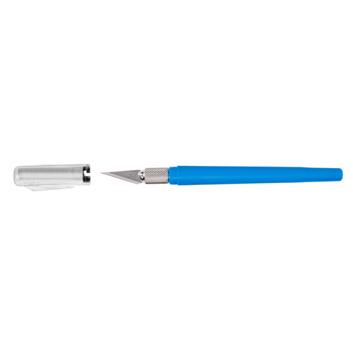 Excel Blades Excel K40 Pocket Clip-On Pen Knife - Blue