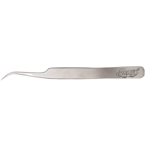 Excel Blades Excel Slant Fine-Point Tweezers - Polished