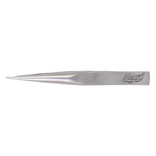The hollowness of these tweezers makes it easy to pick up nails, pins and round objects. Use these ultra-fine-point tweezers when making jewelry and putting parts in place, even those with adhesive ba