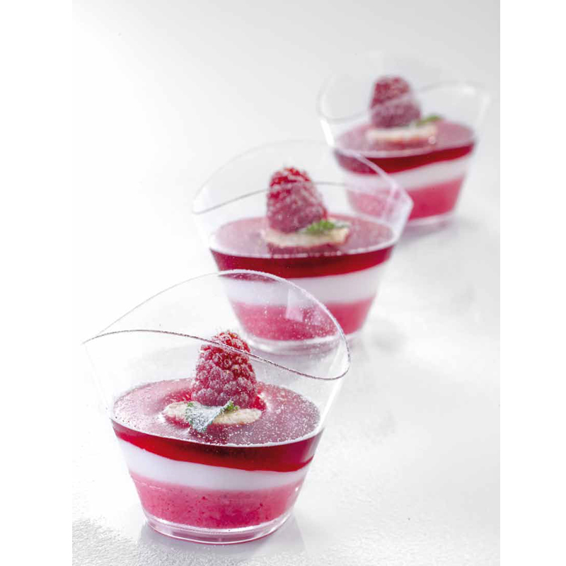 Martellato Transparent "Wave" Dessert Cups, 120ml (4 oz.) capacity image 1