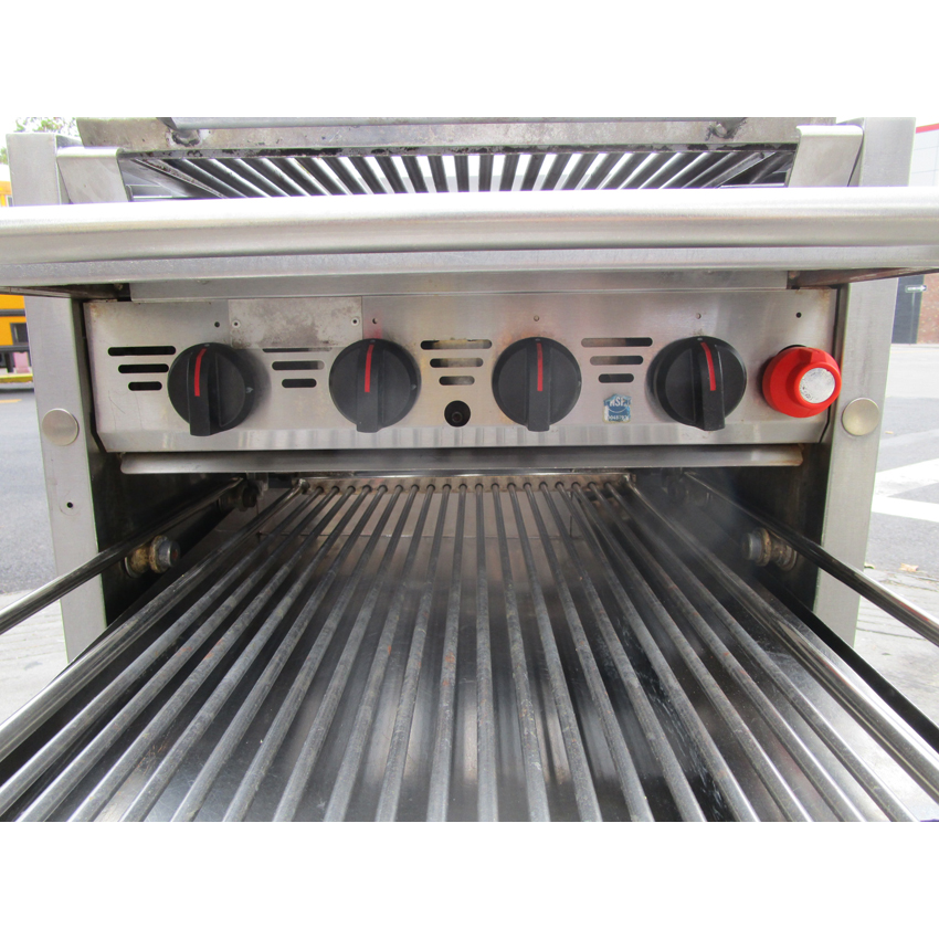 MagiKitch'n FM-624-RMB Gas Char Broiler - Radiant, 24" Wide, Great Condition image 4