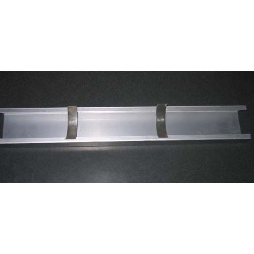 Aluminum Turning Bagel Board 25-1/2" x 3-3/4" x 1-9/16" High, with 2 Clips image 2