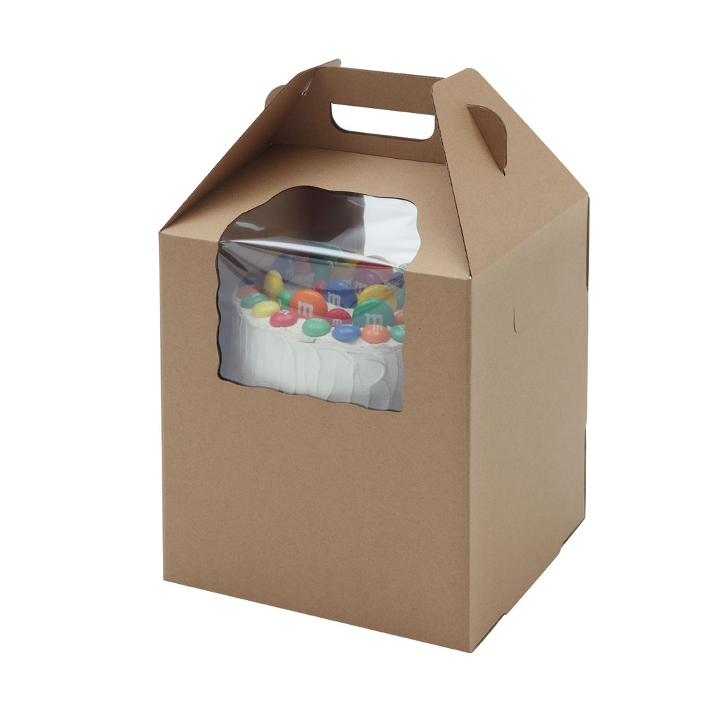O'Creme Tall Kraft Cake Carrier Box image 1
