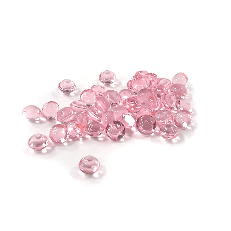 Edible Cherry-Pink Diamond Studs 4mm (65 Pieces) image 1