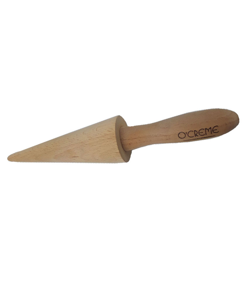 O'Creme Beechwood Pizzelle Cone Roller, 9.25" image 1