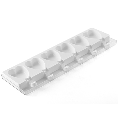 Silikomart Silicone Mold for Ice Cream Pops: Mini Heart Shape image 1