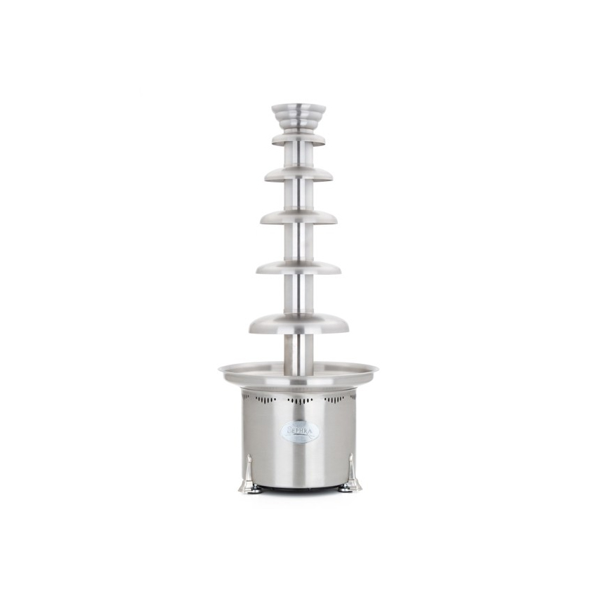 Sephra Fountains 44" Convertible Commercial Chocolate Fountain, Brushed Stainless image 1