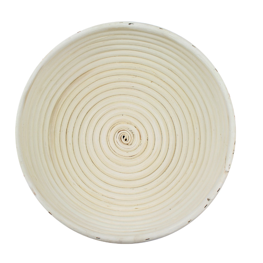 Vollum Brotform Round Proofing Basket with Linen, 10" x 4.25", 2 lb image 4
