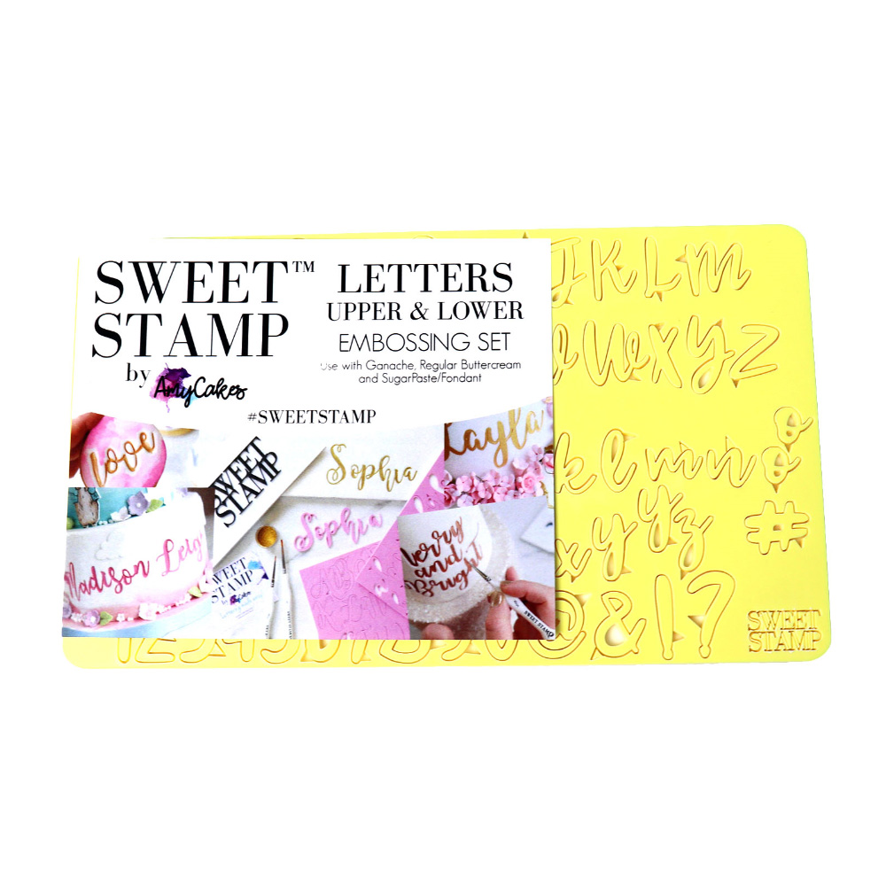 Sweet Stamp Set of Upper & Lower Case Letters, Numbers & Symbols image 2