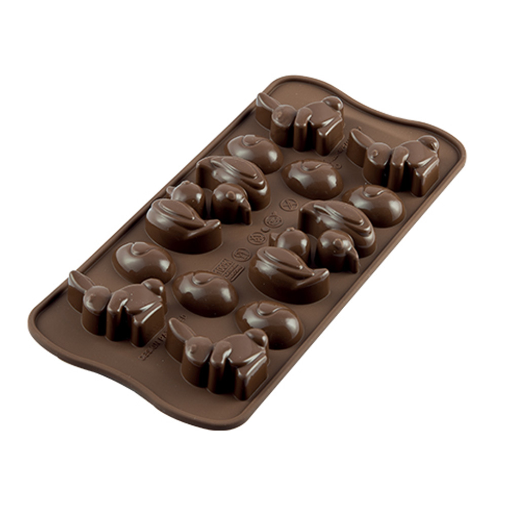 Silikomart Silicone Chocolate Mold, Easter Shapes image 1