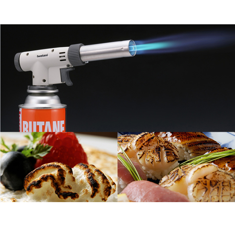 Iwatani Chef's Torch Burner CB-TC-PRO2 with Stabilizing Plate image 1