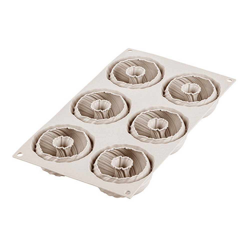 Silikomart "Mini Intreccio" Baking & Freezing Mold 3.69 oz., 2.95" x 1.37" image 2