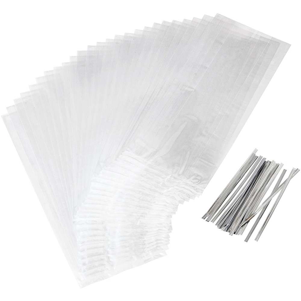 Wilton Clear Tall Treat Bags - Pack of 50 image 1