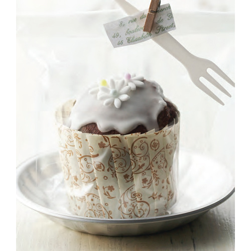 Welcome Home Brands Blossom Brown Pleated Baking Cup image 1