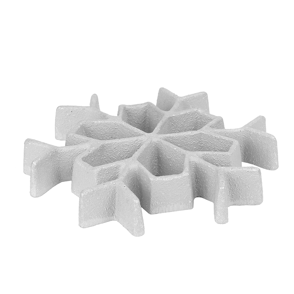 O'Creme Rosette-Iron Mold, Cast Aluminum Snowflake Shape image 3
