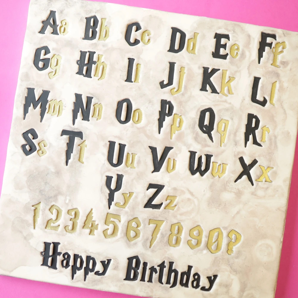 Sweet Stamp Set of Mini Spellbound Upper & Lower Case Letters and Numbers image 5