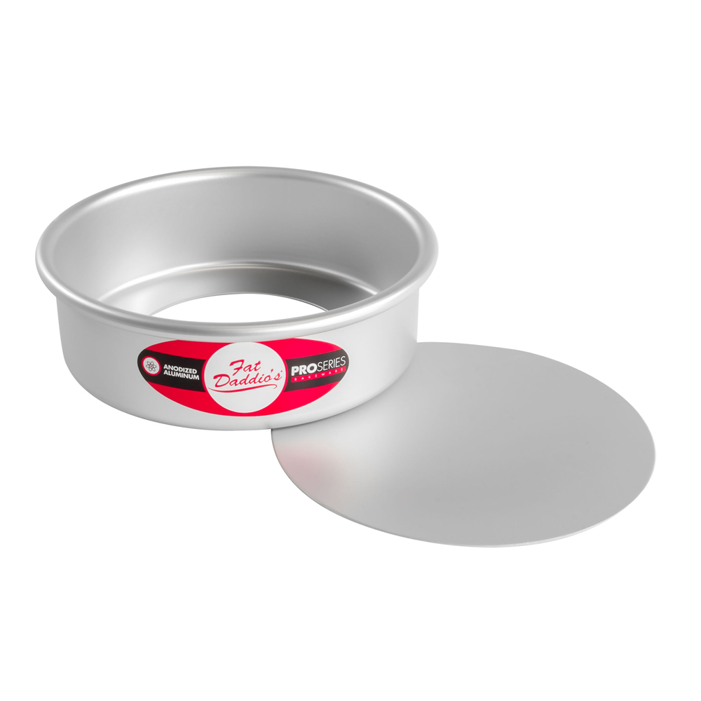 Fat Daddio's Anodized Aluminum Round Cheesecake Pan with Loose Bottom, 2" Deep image 1