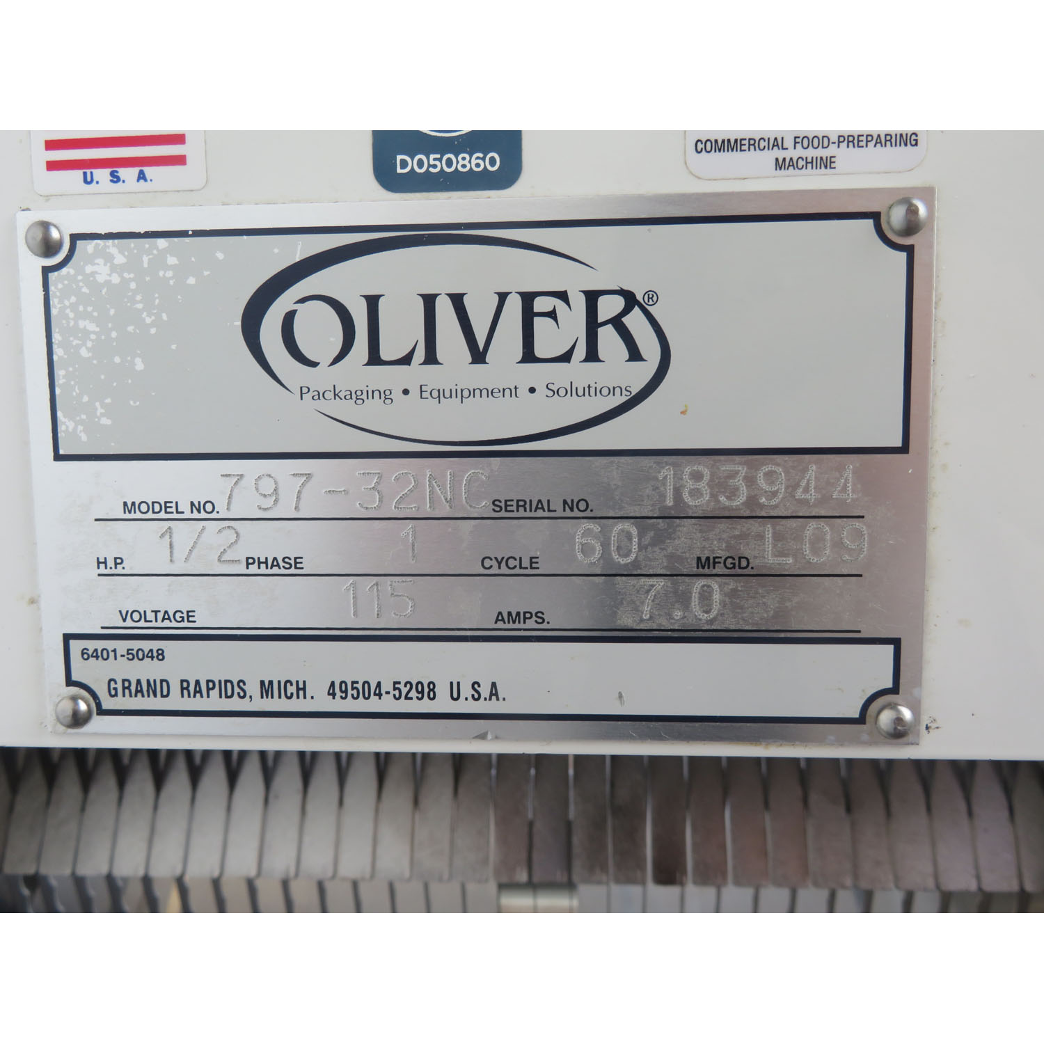 Oliver 797-32NC Bread Slicer 1/2" Cut, Used Great Condition image 4