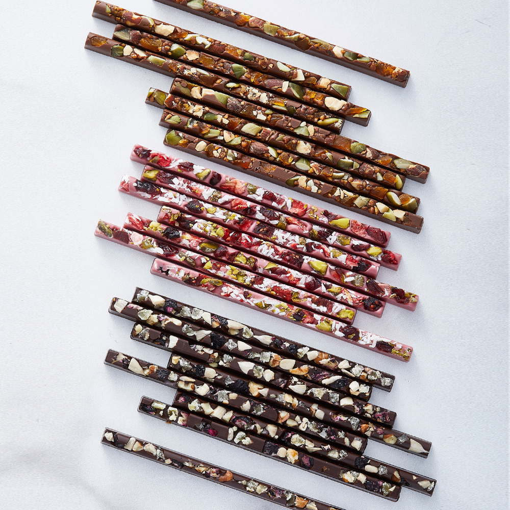 Chocolate World Polycarbonate Chocolate Mold, Rectangular Sticks, 15 cavities image 1