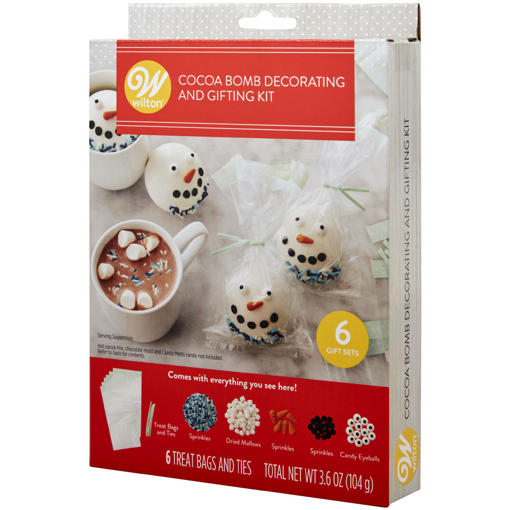 Wilton Snowman Hot Cocoa Bomb Decorating and Gifting Kit image 1