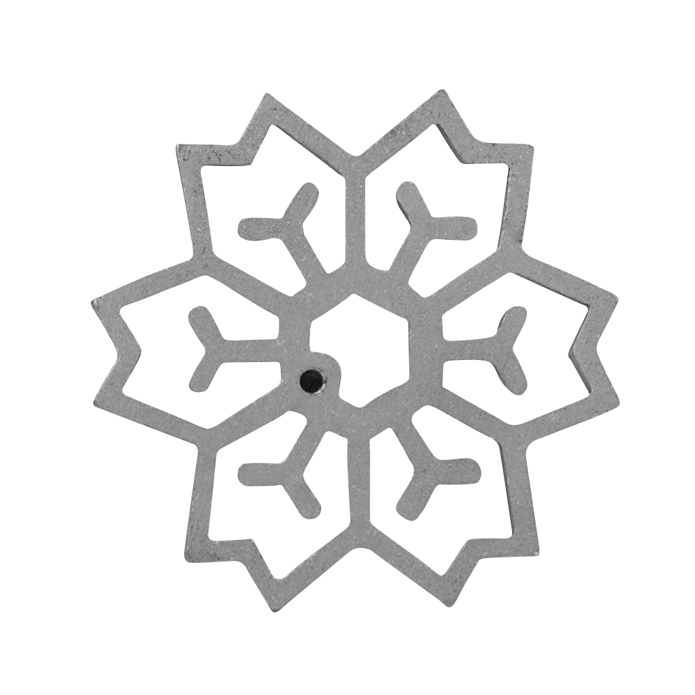O'Creme Rosette-Iron Mold, Cast Aluminum 2 in 1 Snowflake Design / Shape image 1